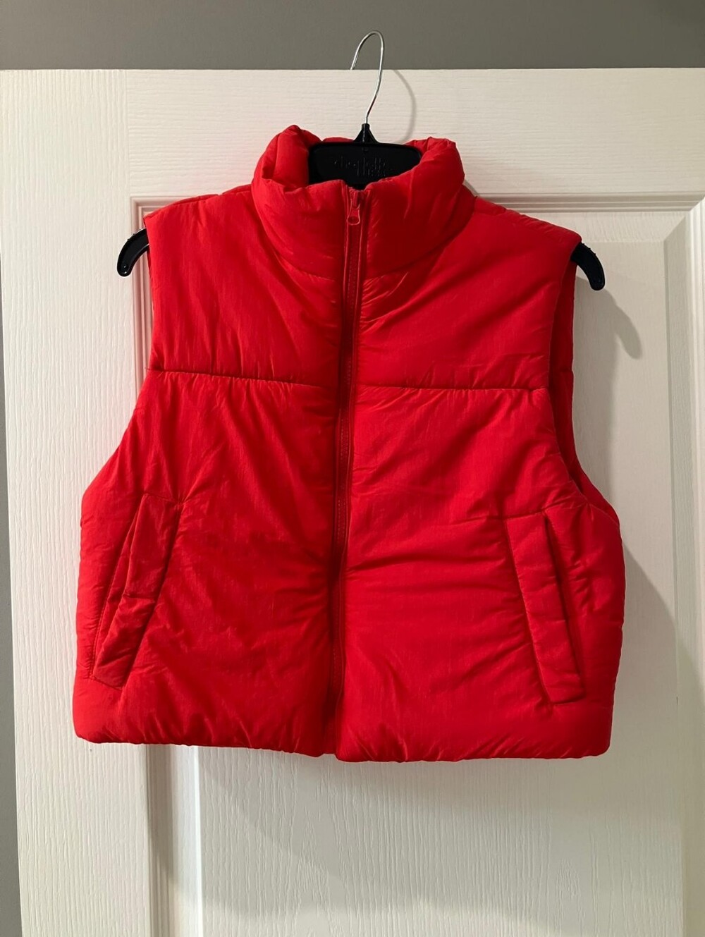 Forever 21 Red Puffer Vest